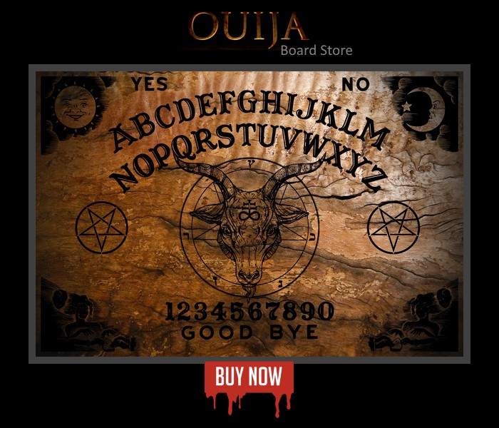 Buy Ouija Board Demon Baphomet Cross Burnt 